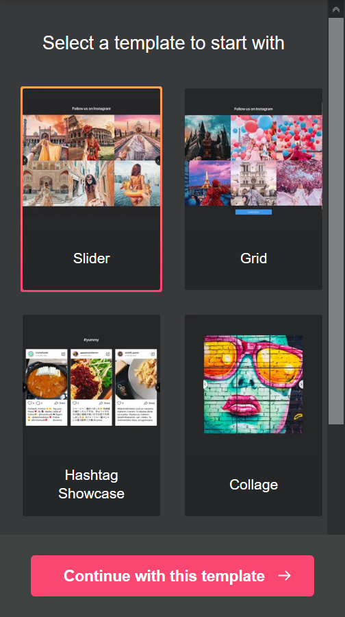 Elfsight Template Picker